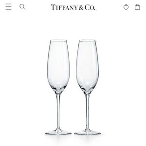 Tiffany & Co. Champagne Flute Set